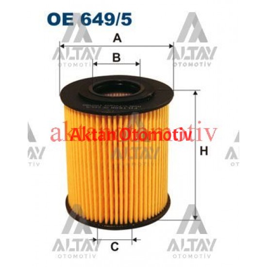 YAĞ FİLTRESİ E38 / E39 / E46 / X5 / E53 / LAND ROVER / RANGE ROVER II 08-18 M47N2-N47-B47-M57N2-N57